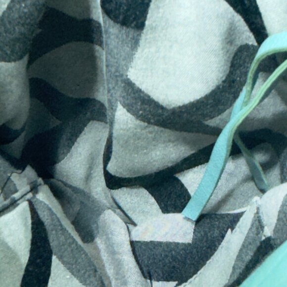 12Christopher Kon Leather Hobo Bag Teal Zippered Compartments  Adjustable Strap - Picture 14 of 16